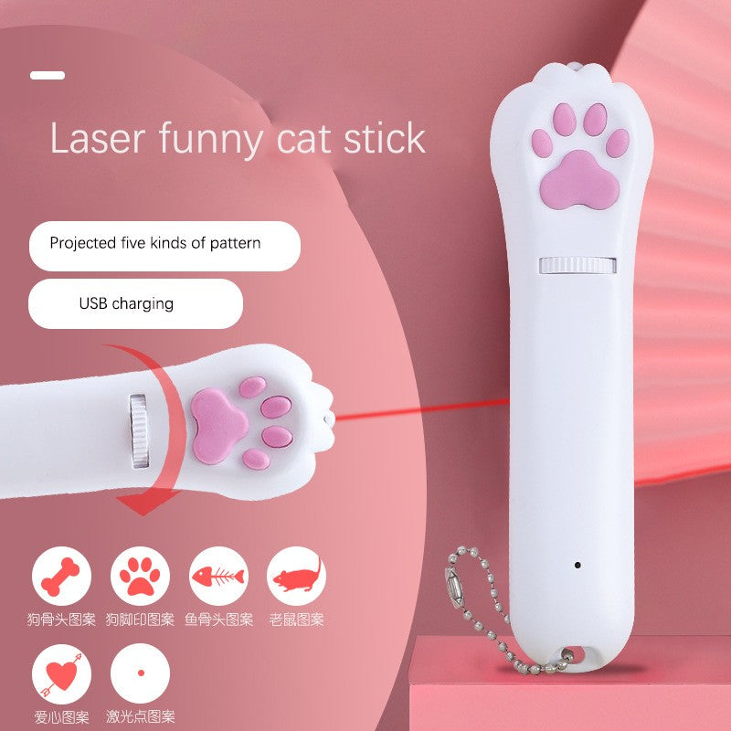 Laser Cat Teaser Interactive Toy