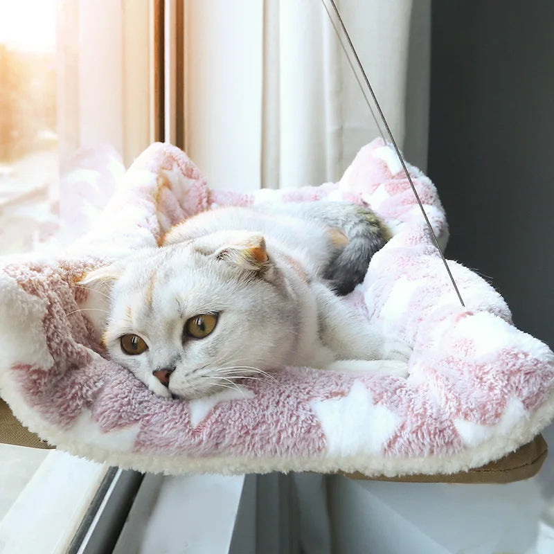 Cat Window Mounted Perch Hammock