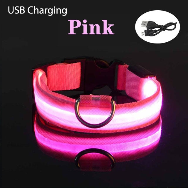 LED Flashing Dog Collar