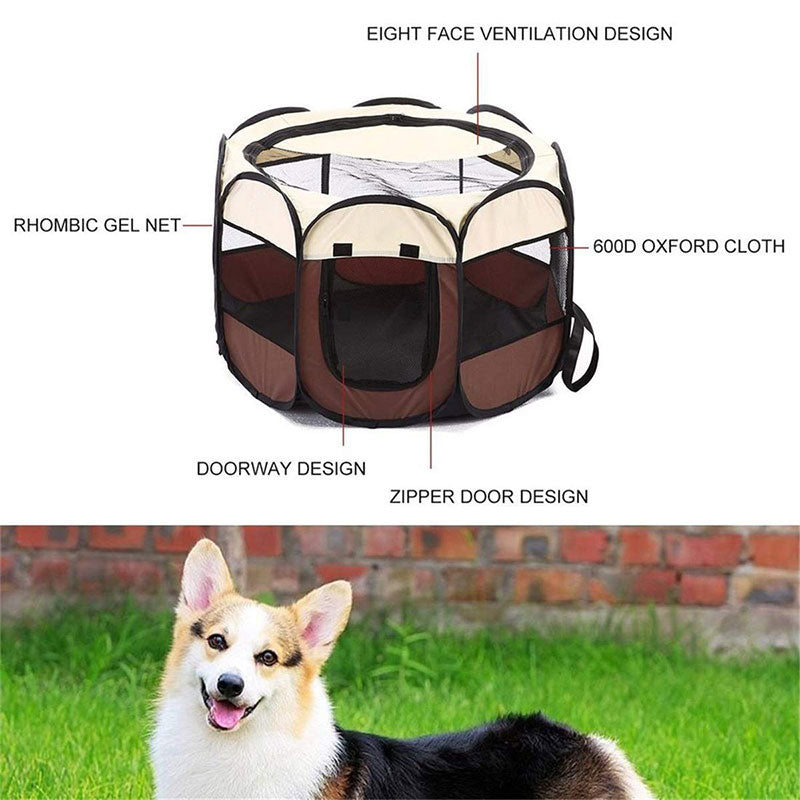 "Pawsome" Pop-Up Pet Crate