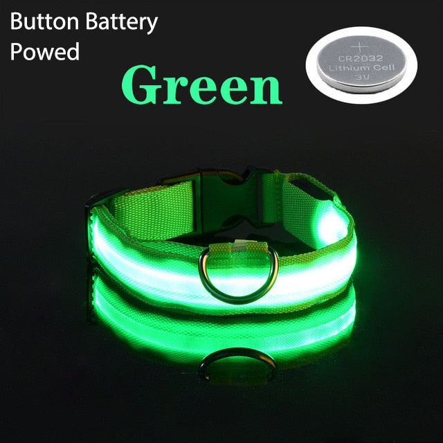 LED Flashing Dog Collar