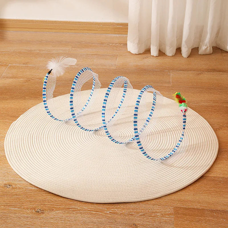 Self-play Cat Hunting Spiral Tunnel Toy