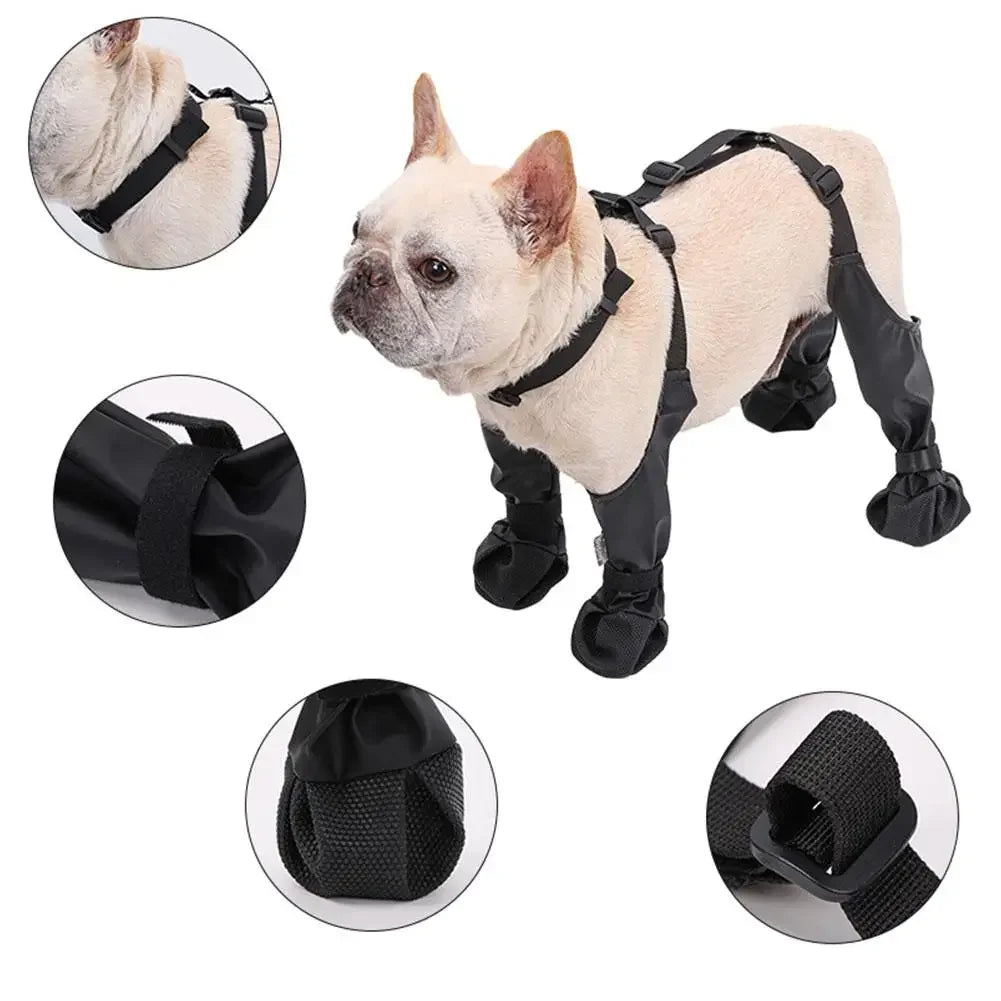 Adjustable Connected Dog Boots - Ultimate Paw Protection