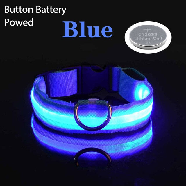 LED Flashing Dog Collar