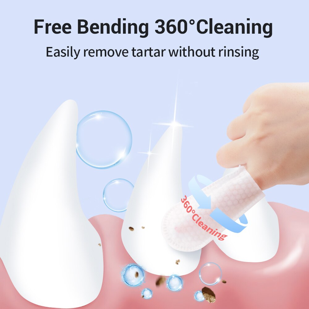 Pet Dental Cleaning Finger Wipes