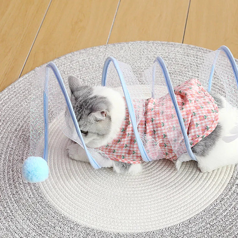 Self-play Cat Hunting Spiral Tunnel Toy