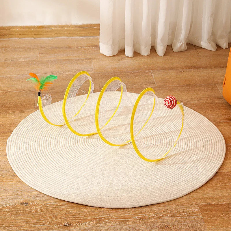 Self-play Cat Hunting Spiral Tunnel Toy