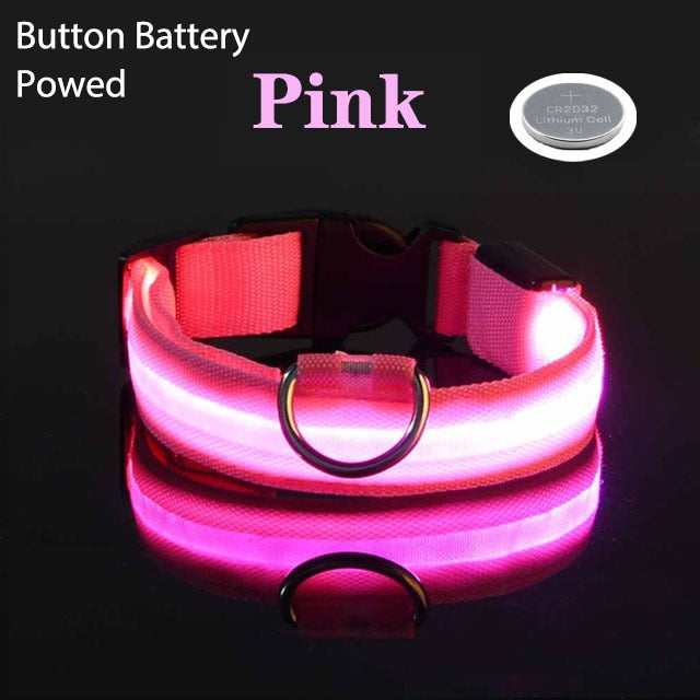 LED Flashing Dog Collar