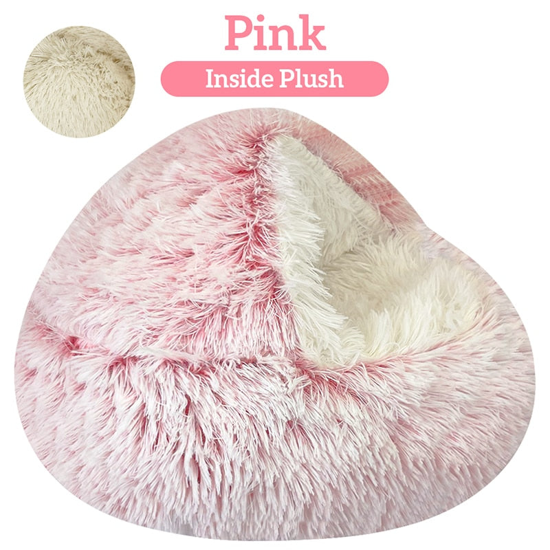 Plush Pet Cat Bed