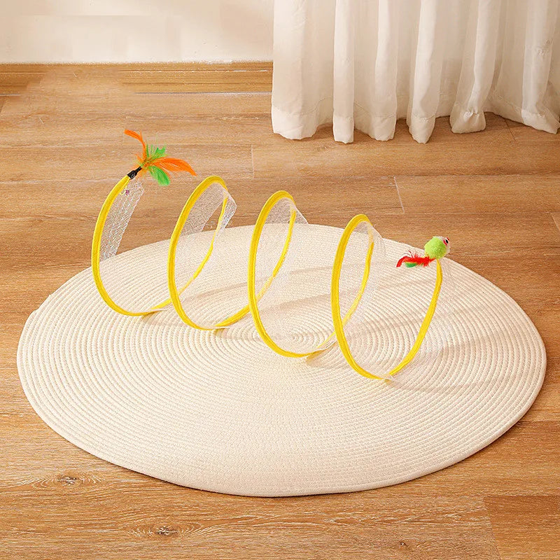 Self-play Cat Hunting Spiral Tunnel Toy