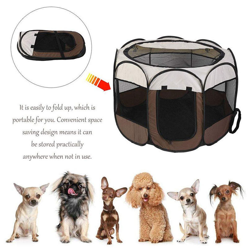 "Pawsome" Pop-Up Pet Crate