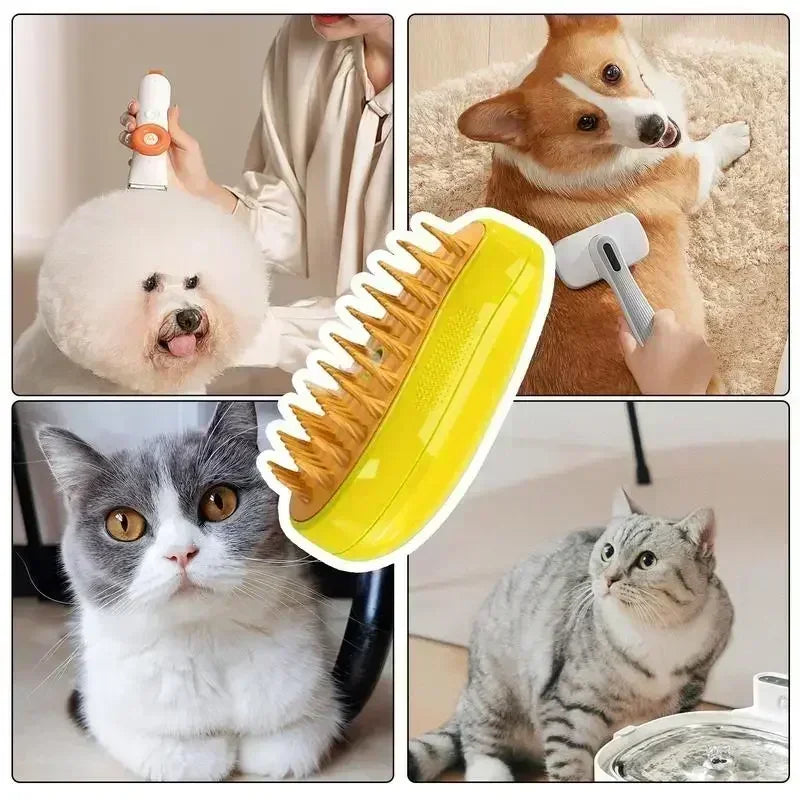 Steamy Pet Brush