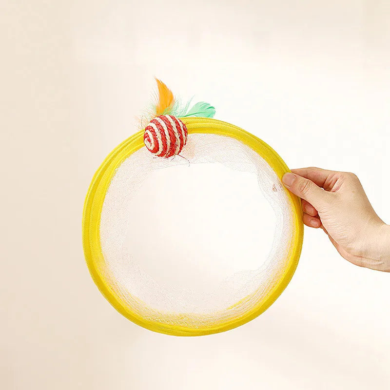 Self-play Cat Hunting Spiral Tunnel Toy