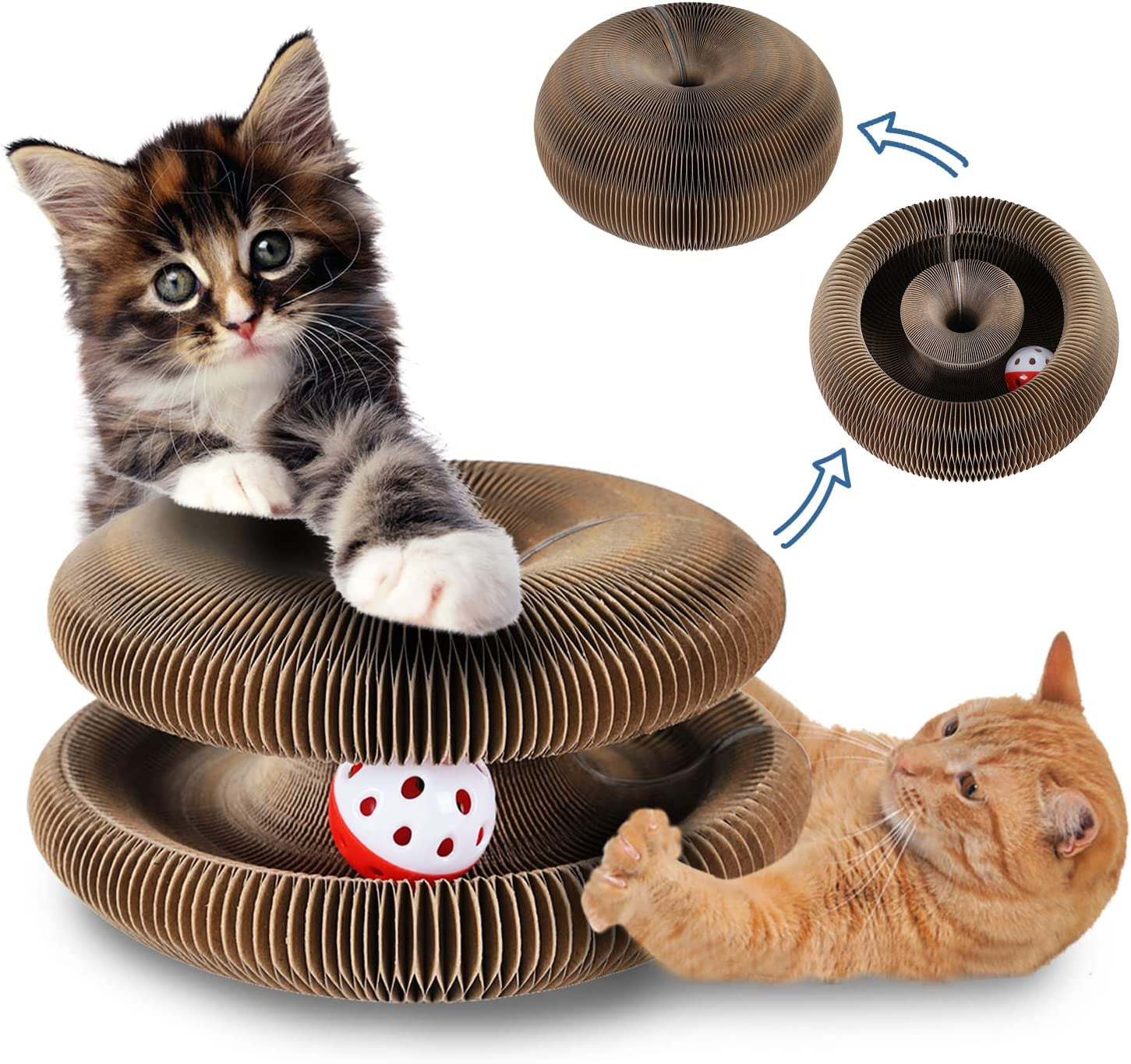 Interactive Self-Rolling Ball Cat Toy