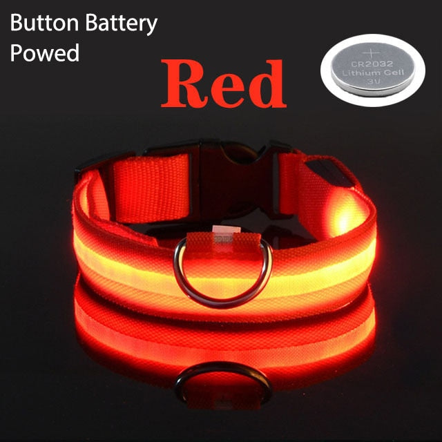 LED Flashing Dog Collar